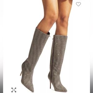 Kurt Geiger Crystal Knee High Boots